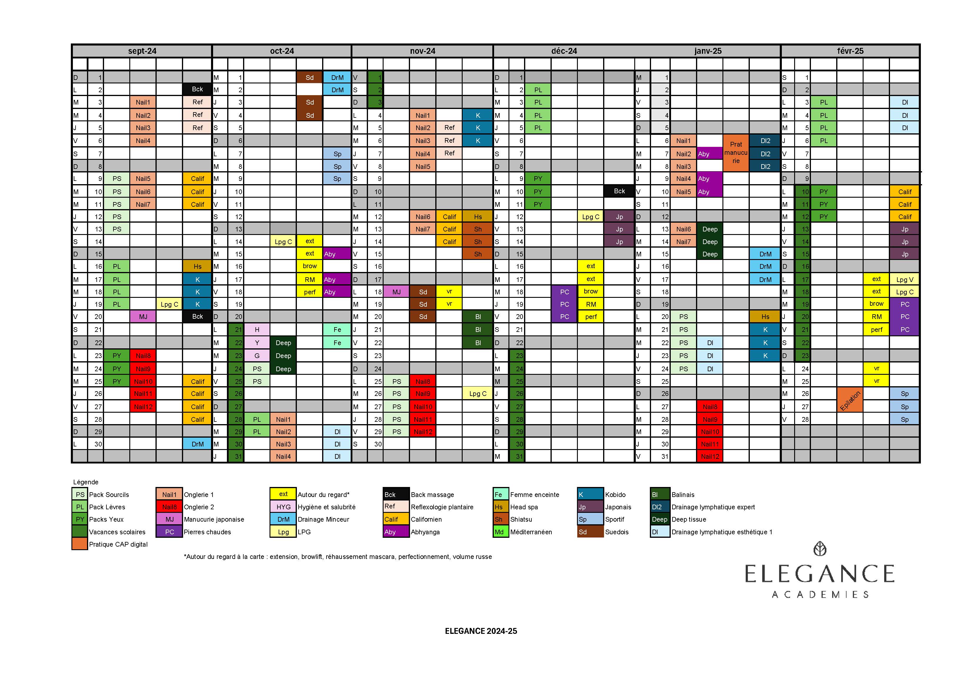 Planning 1er semestre 2024 25 Page 1 1